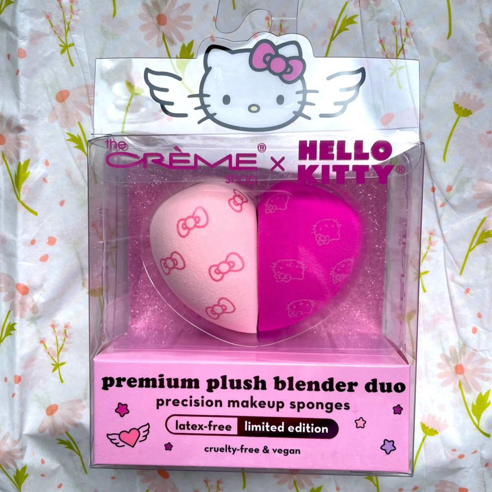 Hello Kitty Premium Plush Beauty Blender Duo 2 Pieces